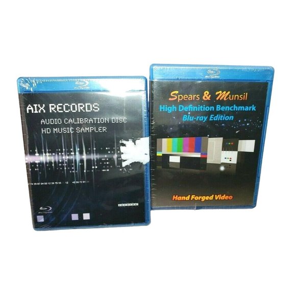 AIX Records Audio Calibration & Spears & Munsil HD Benchmark Blu-ray CD Disk - Picture 1 of 10